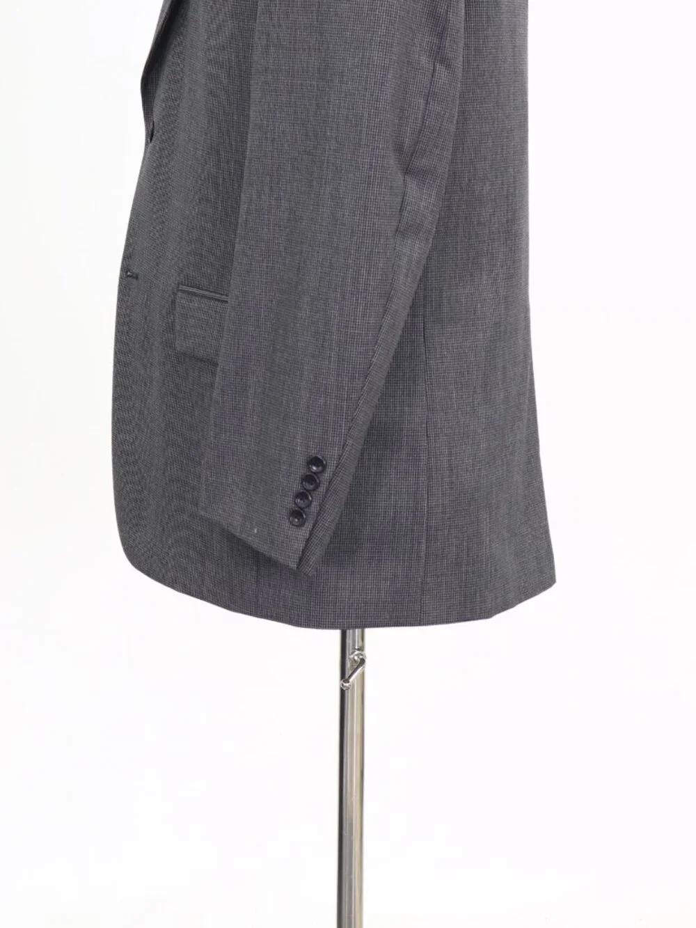 Nautica 41R Gray Blazer Sport Coat Jacket 2-Button Houndstooth W883